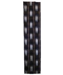 A Large Scale Kasuri Panel from a Futon Cover: Yabane