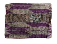 A Large Figured Zokin: Hemp Stitching