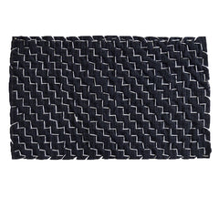 A Very Sashiko Stitched Zokin: Mountain Pattern