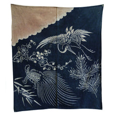 A Tsutsugaki Yuage: Traditional Indigo Dyeing of Izumo