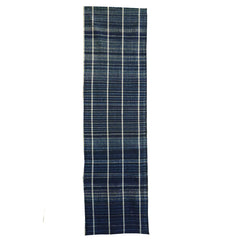 A Very Handsome Zanshi Length: Leftover Yarns in Indigo Cotton