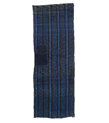 A Length of Zanshi ori: Patched Indigo