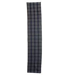 A Length of Plaid Zanshi Ori: Passage of Leftover Yarns