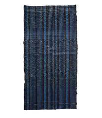 A Length of Zanshi Ori: Kasuri Yarns and Deep Clear Indigo Tone