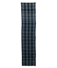 A Length of Indigo Cotton Zanshi ori: Leftover Yarn Weaving