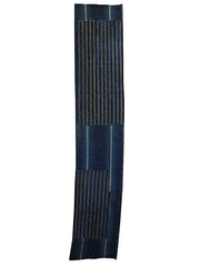 A Zanshi-ori Boro Length: Leftover Kasuri Warp Yarns
