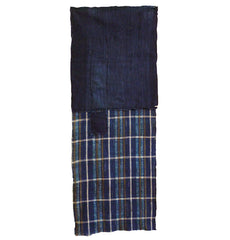 A Fragment of Patched Zanshi Cotton: Striated Warp