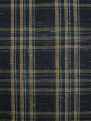 A Length of Zanshi Ori: Plaid with White Blips
