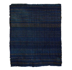 A Square of Sashiko Stitched Zanshi: Layers
