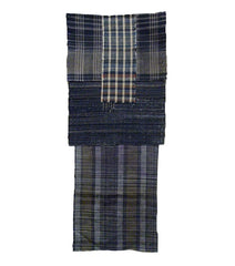 A Group of 5 Zanshi ori Cottons: Various Sizes