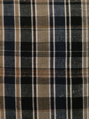 A Length of Boldly Patterned Zanshi ori: Leftover Yarn Weaving