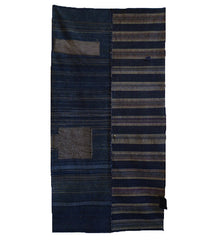 A Two-Panel Boro Textile: Zanshi ori or Left Over Thread Weaving