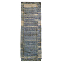 A Hand Stitched Bag of Zanshi Cotton: Leftover Yarn Weaving