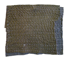 A Sashiko Zokin: Stitched Boro Cotton