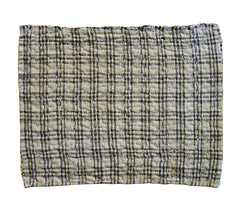 A Checked and Sashiko Stitched Zokin: Traditional Dustrag