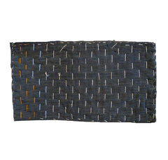 A Zokin or Dust Rag: Colored Stitching