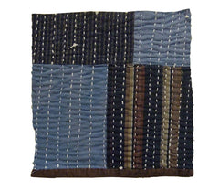 A Sashiko Stitched Boro Fragment: Layered