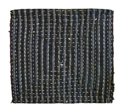 A Striped Zokin: Concentric Sashiko Stitching