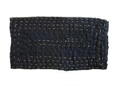 A Narrow and Beautifully Stitched Zokin: Two Thread Colors