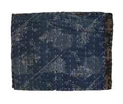 A Katazome Dyed Zokin #2: Figured Cloth with Faux Kasuri