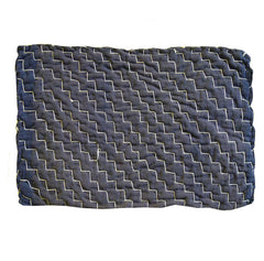 A Sashiko Stitched Zokin: Mountain Pattern Stitching