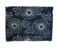 A Katazome Dyed Zokin: Chrysanthemum