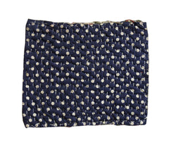 A Polka Dot Cotton Zokin: Stitching