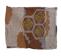 A Sashiko Stitched Zokin: Large Repeat Pattern