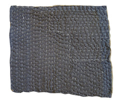 An Eccentrically Sashiko Stitched Zokin: Two Directions