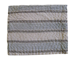 A Wide Striped Cotton Zokin: Traditional Dustrag