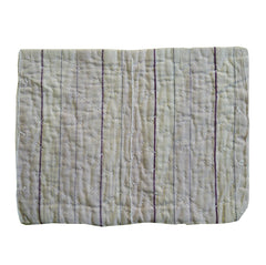 A Traditional Dustrag: White Zokin with Crisscross Sashiko