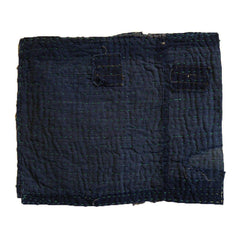 A Boro Zokin: Stitched Indigo Dyed Cotton