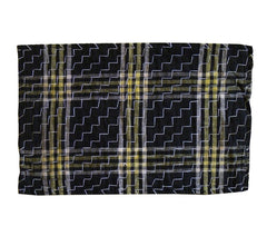 A Zokin or Dust Rag: Mountain Motif Sashiko