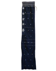 A Sashiko Stitched and Shibori Dyed Head Covering: Tohoku