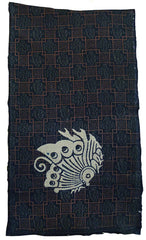 A Complex Katazome Fragment: Resist Dyed Butterfly