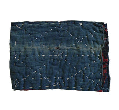 A Small Sized Layered Zokin: Good Sashiko Stitching