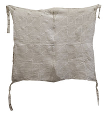 A Hand Stitched Korean Chogakpo Pojagi: Re-purposed Ramie Cloth