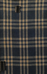 A Length of Beautifully Toned Plaid Cotton: Two Patches