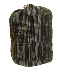 A Large Komebukuro: Piece Constructed Cotton Drawstring Bag