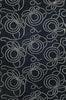 A Length of Katazome Dyed Cotton: Coiled Rope Pattern