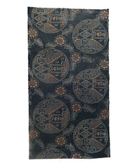 A Short Length of Katazome Dyed Cotton: Large Scale Unusual Pattern