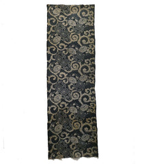 A Length of Katazome Dyed Cotton: Chrysanthemums as Roundels