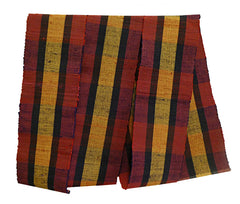 A Sakiori Obi in Strong Colors: Rag Weaving