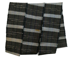 A Rustically Woven Obi: Thick yarns and Multi-Colored Warp