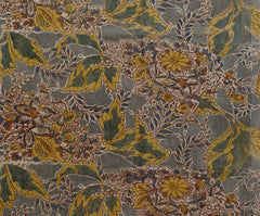 A Length of Lushly Designed Sakai Sarasa: Rare Stenciled Cotton