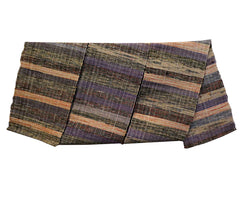 A Wide Sakiori Obi: Rag Woven Kimono Belt