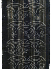 A Length of Complex Striped Egasuri Cotton: San'in Region