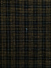 A Length of Thickly Woven Cotton: Dark Toned Basketweave Pattern