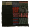 A Stitching Sampler: Black Cotton and Multi-colored Thread