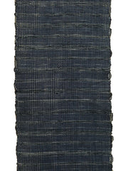 An Indigo Dyed Cotton Sakiori Length: Beautiful Color and Weave